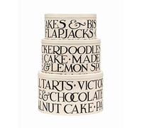 Bridgewater Emma BLACK TOAST SET OF 3 ROUND CAKE TINS - 250 x 145 mm 225 x 120 mm200 x 95 mm