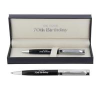 Bridgewater Pen Company Birthday Collection Executive Ballpoint Pen - 18th, 21st, 50th, 60th, 70th, 80th Boxed Gift (70th)