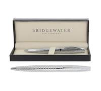 Bridgewater Pen Company Executive Ball Point Pen Collection, Boxed & Sleeved (Lancaster, Chrome)