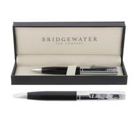 Bridgewater Pen Company Executive Ball Point Pen Collection, Boxed & Sleeved (Salisbury, Chrome)
