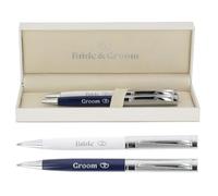 Bridgewater Pen Company Occasion Collection Executive Ballpoint Pen - Graduation, Retirement, Mr & Mrs Wedding Boxed Gift (Bride & Groom)