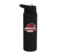 Bridgewater State University BSU Bears Primary Logo Stainless Steel Insulated Water Bottle