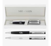 Bridgewater White & Black Mr & Mrs Boxed Occasion Pen 341500