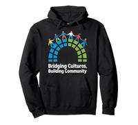 Bridging Cultures Building Community Design Pullover Hoodie