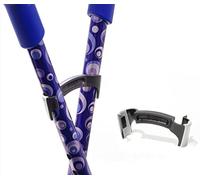 Bridgit Walking Stick/Crutch Holder Hook Clip - Link Your Crutches Together & Stop Them Falling - White