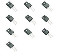 Bridgold 10pcs(5pcs A2222+5pcs C6144) A2222SG C6144SG PNP NPN Epitaxial Planar Silicon Transistor for High-Current Switching Applications，To-220AB.