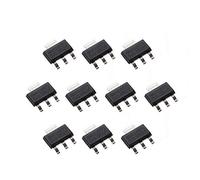 Bridgold 10pcs AMS1117-5.0 AMS1117-5.0V 5V 1A SOT223 Linear Post Regulator Voltage Regulator