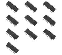 Bridgold 10pcs CD4013BE CD4013HCF CD4013HEF CMOS Dual D-Type Flip Flop Logic Chip IC, DIP-14, Black