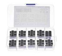 Bridgold Logic IC Kit: 40pcs 20 Types (74HCxx + 74LSxx) Series High-Speed Si-Gate CMOS TTL, Low-Power Schottky Logic IC Assortment Kit for PC