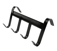 Bridle Holder Rack 4 Hook Horse Organizer, Metal Wall Storage with Staggered Layout, Stable Room Mount for Reins Halters Daily Gear Bridle Hanger Rack Reins Holder Equestrian Organizer Barn Pad