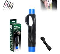 Bridlebronze Golf Grip Trainer - Golf Swing Aid Club Attachment for Correct Hand Placement, Golf Club Training Grip for All Levels To Enhance Grip Strength, Precision, Swing Skill (Blue)