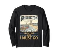 Bridlington Beach Coastal Travel Seaside Calling Long Sleeve T-Shirt