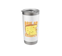 Brie an Example Funny Cheese Pun Cute Graphic Stainless Steel Insulated Tumbler