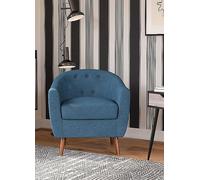 Brie Linen Accent Chair Natural