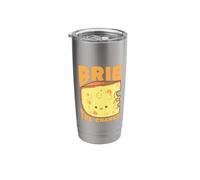 Brie The Chance Funny Cheese Pun Design Stainless Steel Insulated Tumbler
