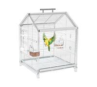 Bried Cage AideeGrowth 20.5 Inch Small Bird Cage, Parrot Cage, Portable Bird Carrier, Travel Carrier Cage for Home, Excursion, Pet Clinic, Temporary Placement