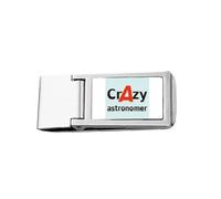 Brief Best Cool Astronomer Occupation Slim Money Clip Stainless Holder Pocket Wallet