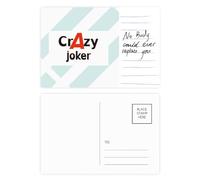 brief best cool clown Postcard Card Important Person Anniversary