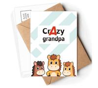brief best cool grandfather grandpa Postcards Envelopes Cards Mailing Year Horse