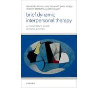 Brief Dynamic Interpersonal Therapy 2e