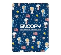 BRIEF INSANITY Plush Luxury Throw Blanket - Premium Ultra Soft Fuzzy Warm Double Sided Throw Blanket - Snuggle Butt Blankets - 44" x 60" Long Super Soft Cozy Blanket (Snoopy Space)