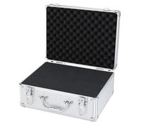 Briefcase - Aluminum Alloy fligh t Briefcase with Security Lock, Aluminium Tech Briefcase, Lightweight Aluminum Briefcase, Built-in Sponge Organizer Chest for Men, Women, Traveling and Trips