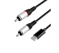 BRIEFCEC USB C To RCA Audio Cable 1m Type C To RCA Cable Stereo Phono Red White Y Splitter Adapter Cable