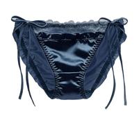 Briefs Women's Sexy Set Lingerie for Women, Elegant Lace Top, Comfortable Homewear, Feminine Underwear Lingerie Patent Nurse, blue, L