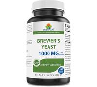 Brieofood Brewers Yeast 1000 mg per Serving - 240 Tablets - 3rd Party Labe Tested for Purity & Quality