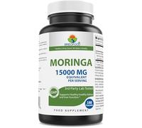 Brieofood Moringa Oleifera Extract 10:1 1500 mg - 180 Capsules - Non-GMO and Gluten Free Supplement - Moringa Leaf Green Superfood