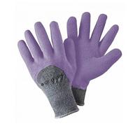 Briers Cosy Gardening Grip Coated Gloves Purple Twin Pack Small Size 7