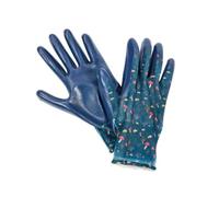 Briers Ladies Patterned Gardening Gloves, Medium Size, Stretch Fit, for Seeding and Weeding (Mushrooms)