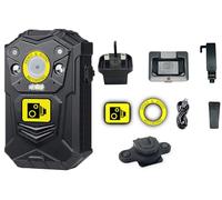 Brifield® BR1 Body Camera QHD 1512p 64GB Internal Memory Card, Night Vision | Body Cam, Body Worn Camera, Body Mounted Cameras | Includes Klick Fast Stud