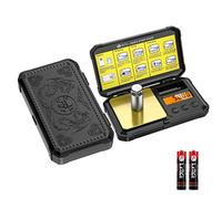 Brifit Digital Pocket Scale, 200g Precision Mini Jewelry Scales, Portable Small Gram Scale with LCD Backlit Display, 0.01g Precision, Tare Function, 50g Calibration Weight, for Jewelry, Food, Coffee