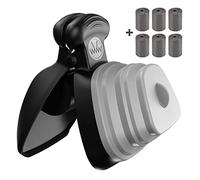 Brifit Dog Pooper Scooper & 6 Roll Waste Bags Small, Portable Pet Pooper Scooper for Dog Cat, Handheld Animal Waste Picker with Poo Bag Dispenser Pet Toilet Waste Pickup for Home, Outdoor