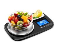 Brifit Dual Platform 10KG & 1KG Digital Kitchen Scale, LCD Display Food Scales with Two Precision 1g & 0.1g, Units Conversion, Digital Scale with Tare Funtion, Auto Switch-off, for Home, Kitchen