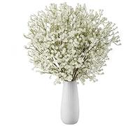Briful 10PCS Gypsophila Artificial Flowers Babys Breath Artificial Flowers 23.6" Tall Fake Flowers Artificial Gypsophila White for Centerpieces DIY Floral Arrangement Home Decor