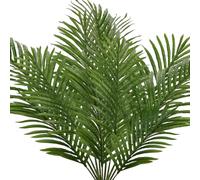 Briful 12 PCS Mixed Sizes Artificial Plants Palm Leaves Stems Decorative Faux Tropical Palm Leaves Fake Leaf Stem for Home Office Party Flowers Arrangement Wedding Decoration