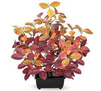 Briful 15.7" Fake Plants Artificial Eucalyptus Plants in Pot - 40CM Tall Artificial Plants Autumn Leaves Eucalyptus Decorative Faux Plant for Autumn Decorations Thanksgiving Festival Décor