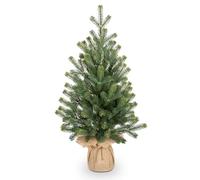 Briful 24" Christmas Tree Small Fake Fir Tree for Tabletop Farmhouse Decor, Small Christmas Tree for Mantel Windowsill Christmas Decorations Indoor