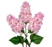 Briful 3PCS Fake Flowers Hydrangea Pink Artificial Flowers 28.7" Tall Artificial Hydrangea Flowers, Silk Flowers Long Stem for Floral Arrangement Home Farmhouse Office Hotel Decoration