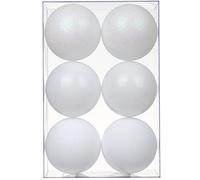 Briful 6PCS 10CM Christmas Baubles, Tree Decorations Xmas Hanging Ornaments Small Shatterproof Balls for Home Festival Gifts