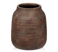 Briful 8.3" Large Ceramic Vase for Flowers, 21cm Tall Vases Rustic Bronze Vases, 4.7-inch Opening Large Flowers Vase for Pampas, Dry Plants, Fresh Flowers, Home Kitchen Decor
