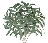 Briful Artificial Eucalyptus Willow Branches 33'' Tall Fake Eucalyptus Stems Arrangement, Realistic Faux Greenery Stems, Indoor Plant, Home Housewarming Farmhouse Porch Vase Decor, Set of 6