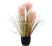 Briful Pink Pampas Grass Artificial Plants in Pot, 44cm Fake Plants Artificial Pampas Grass Plant Boho Decor Faux Plants for Wedding Arrangement Home Garden Decor