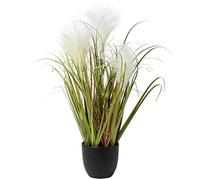 Briful White Pampas Grass Artificial Plants in Pot, 44cm Fake Plants Artificial Pampas Grass Plant Boho Decor Faux Plants for Wedding Arrangement Home Garden Decor