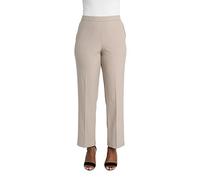 Briggs New York Women's Briggs Pull On Dress Pant Regular Short Length Slacks, Heather Rockridge, 14