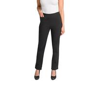 Briggs New York Women's Millennium Welt Pocket Super Stretch Pull-On Career Trousers Dress Pants, Black, 18 UK/Petite