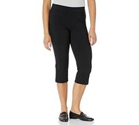 Briggs New York Womens Pull On Capri L Pocket, Black, 6