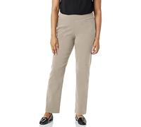 Briggs New York Women's Super Stretch Millennium Welt Pocket Pull on Career Pant (Average & Short Length), Cobblestone, 12